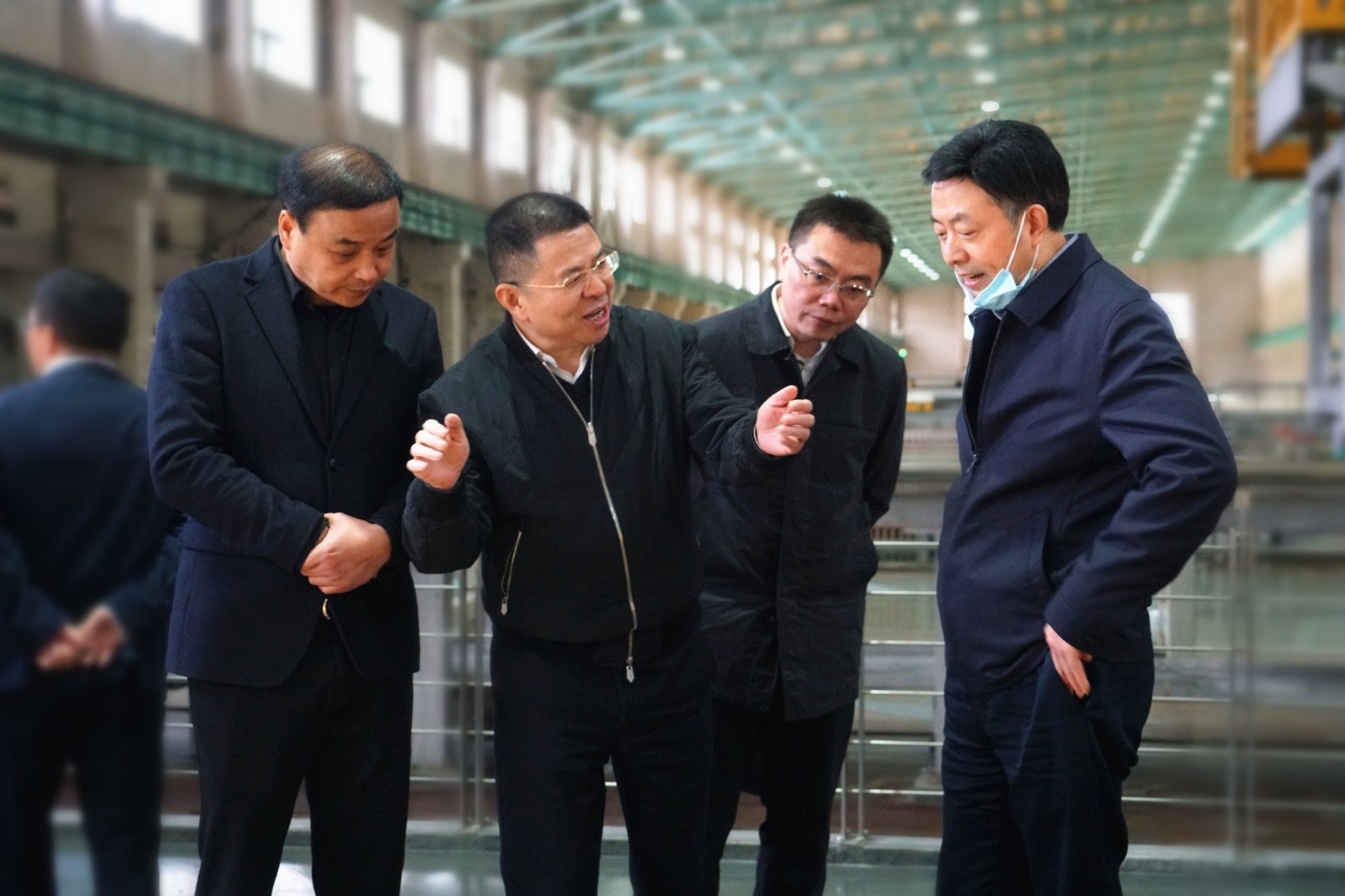 杭州市政府副秘书长劳新祥一行调研世界杯下单世界杯下单.jpg